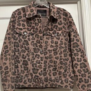 animal print jean jacet